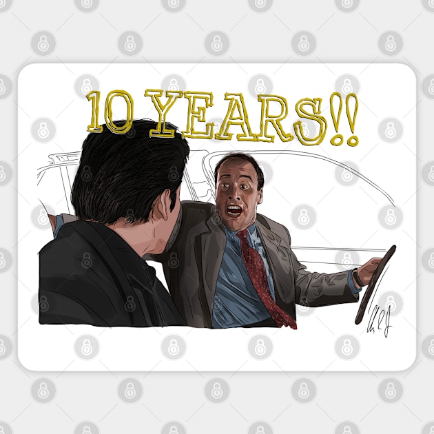 Grosse Pointe Blank: 10 Years! Magnet by 51Deesigns